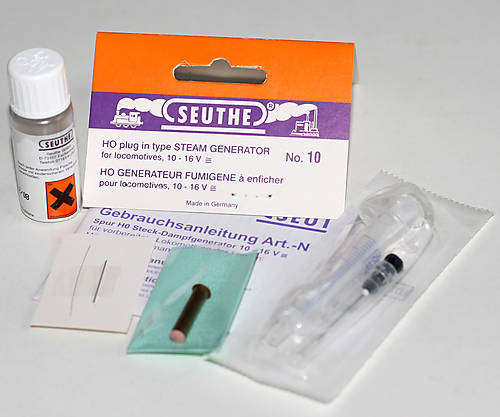 Seuthe 10 Smoke Generator Kit 10 - 16 V. For locos of Marklin, Fleischmann, Roco and Liliput. New.
